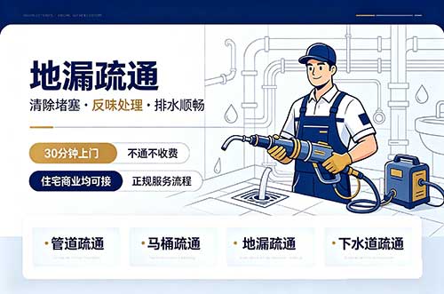 肥东地漏疏通