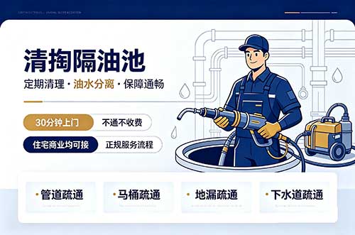 肥东清掏隔油池